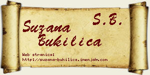 Suzana Bukilica vizit kartica